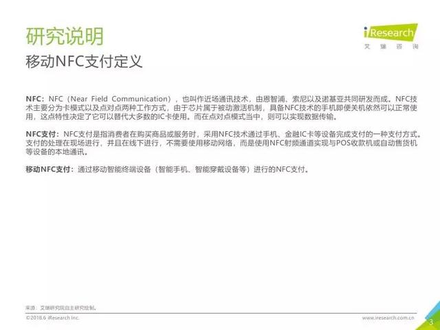 2018年中国移动NFC支付行业研究报告（全文）